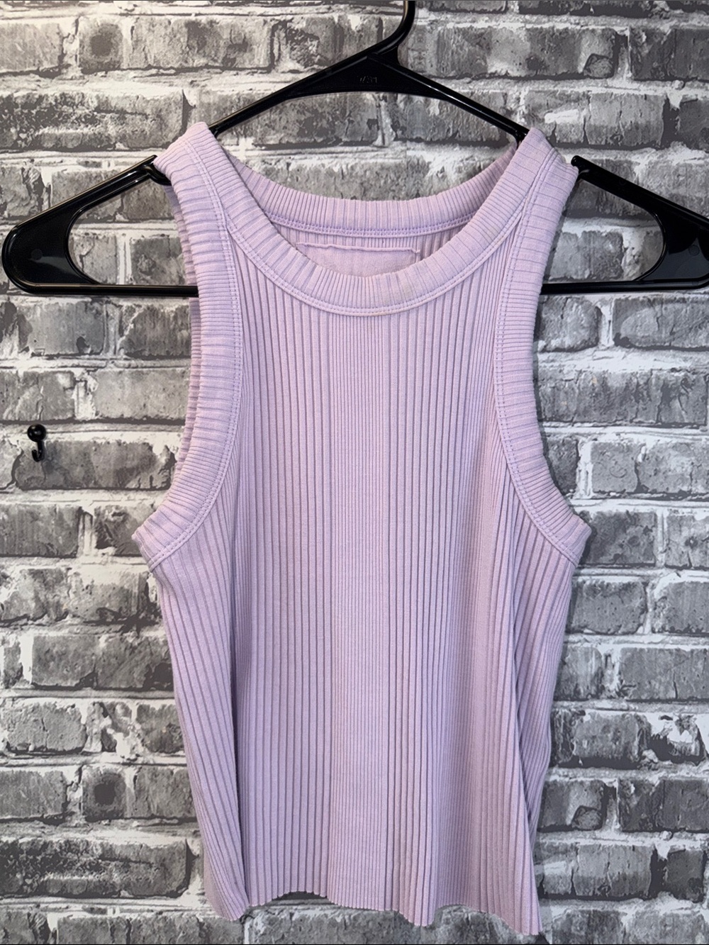 Offline by Aerie Sleeveless Ribbed Tank Top - Lilac